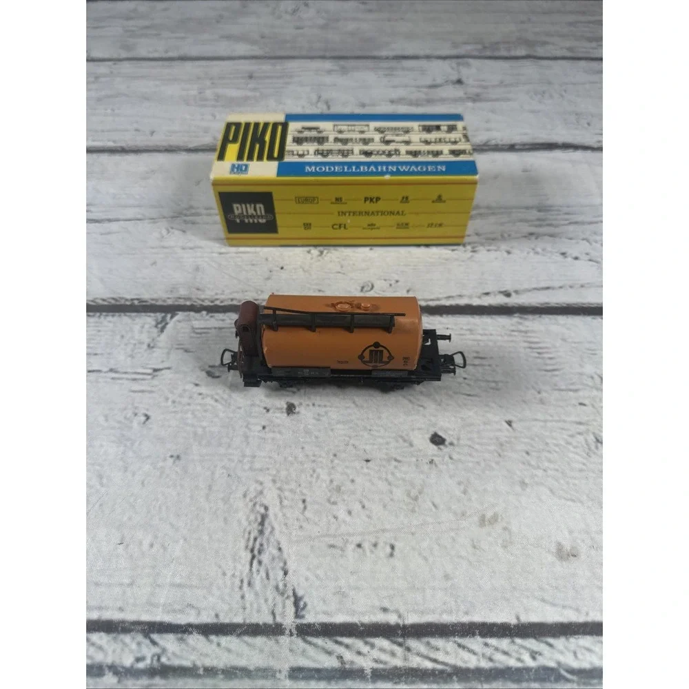 Vintage PIKO HO Scale Train Lot Freight Cars + Entladeanlagen Kit GDR DDR Boxed